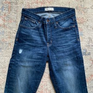 Madewell tall high rise jeans